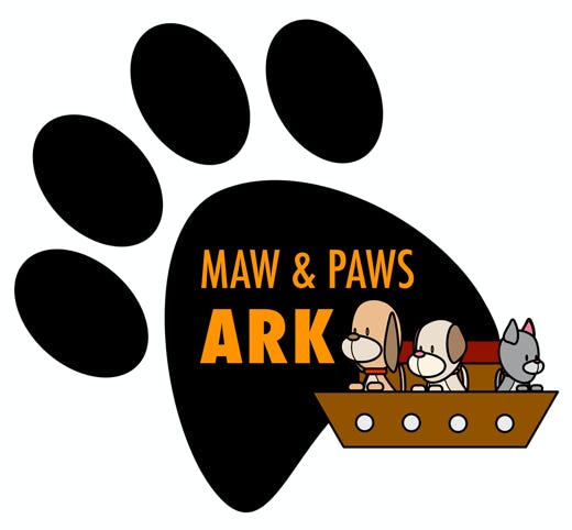 Maw & Paws Ark logo.